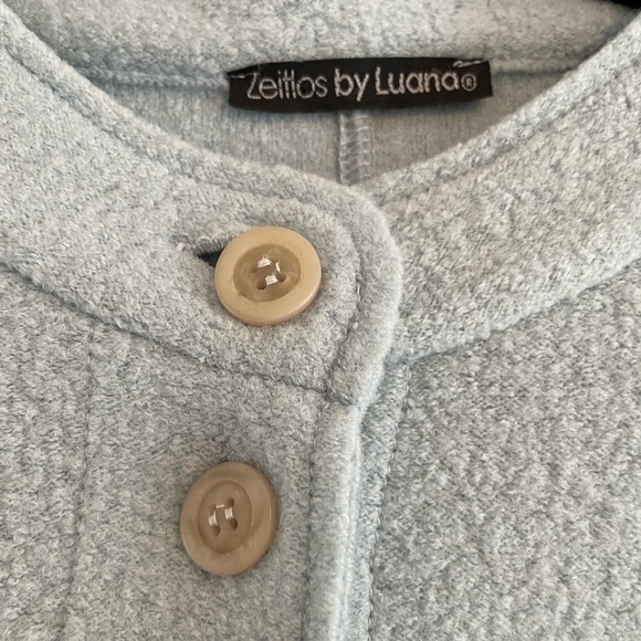 Contemporary Blue Wool Jacket - Unique - Picture 2 of 3